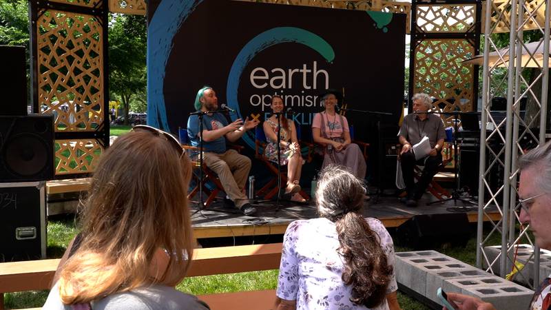 One of the themes of the festival is Earth optimism.
