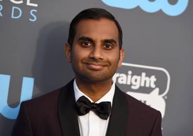 Aziz Ansari said at a standup show in New York that a sexual misconduct allegation was humiliating, but he hopes he’s become better since. AP file