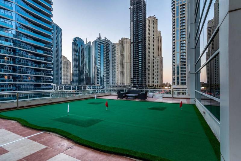 Mini-golf on the terrace. Courtesy Allsopp & Allsopp