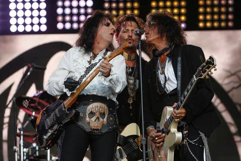 Johnny Depp's band, the Hollywood Vampires, would play the Viper Room.  ABC / Getty Images