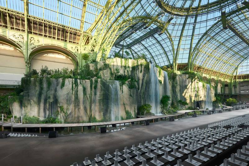 Karl Lagerfeld Built a Chanel Rocket in the Grand Palais in Paris