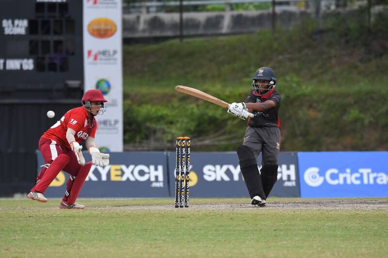 Theertha Satish made a second half-century in consecutive games as UAE dominated Qatar at the ACC Women's T20 Championship in Malaysia. Courtesy Malaysia Cricket Association