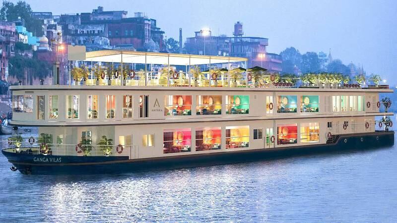 The two-storey Ganga Vilas cruise ship. Picture: Indian government