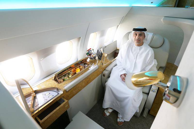 Adnan Kazim says the bulk of Emirates Executive’s business is from the Gulf. Pawan Singh / The National