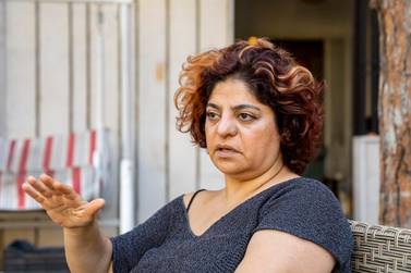 Sandra Bou Khalil speaks to The National about how her family's situation in Lebanon went from hopeful to bleak in the space of a year. Matt Kynaston for The National