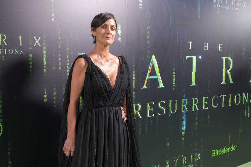 Canadian actress Carrie-Anne Moss. AFP