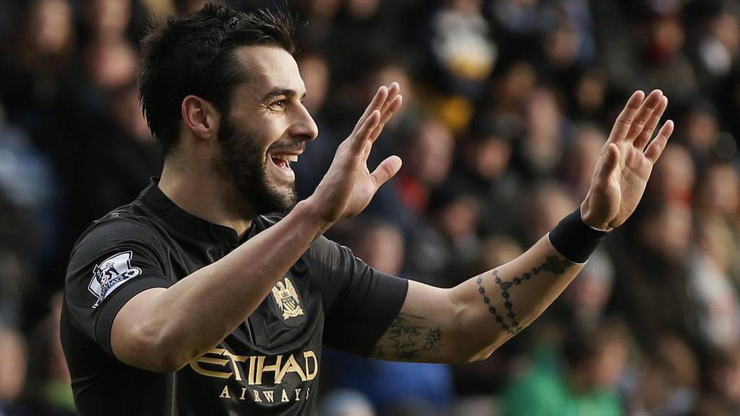 Alvaro Negredo says helping Manchester City win the 2013/14 Premier League title was his greatest achievement in club football. Reuters