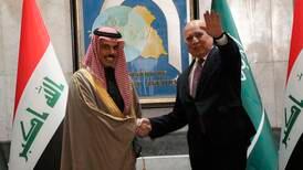 Saudi Arabia's Foreign Minister visits Baghdad for talks on regional security 