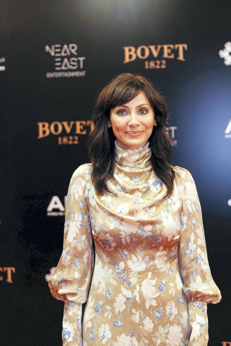 07.11.18 Brilliant is beautiful, charity event in Dubai. Singer Nathalie Imbruglia attended the dinner. Anna Nielsen for The National.