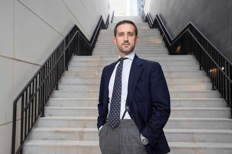 Dubai-based lawyer Riccardo Denaro relies on a personal financial adviser to help him with his investments. Antonie Robertson / The National