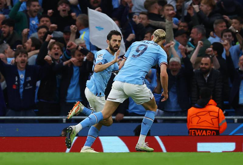 Bernardo Silva - 9. Opened the scoring with a well-taken left-footed effort from close range in the 23rd minute. Doubled City's lead with a header in the 37th minute. Superb. Reuters