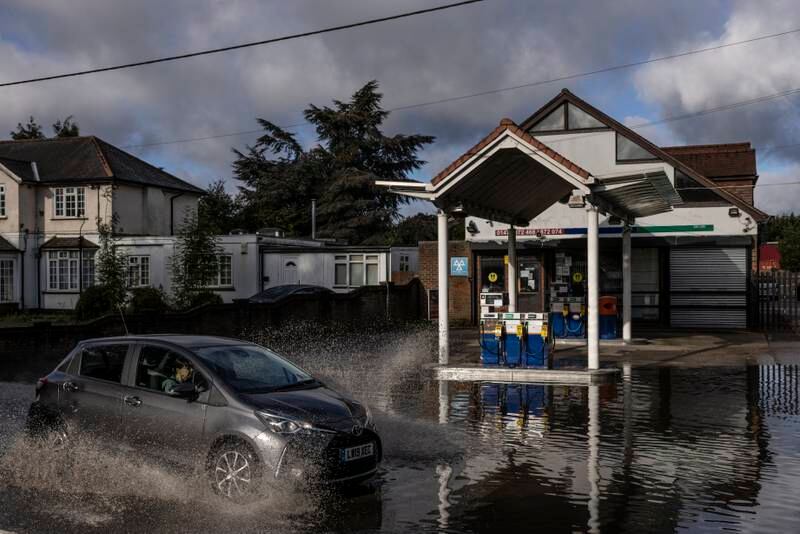Extreme rainfall linked to global warming could trigger more flash flooding in the UK. Getty