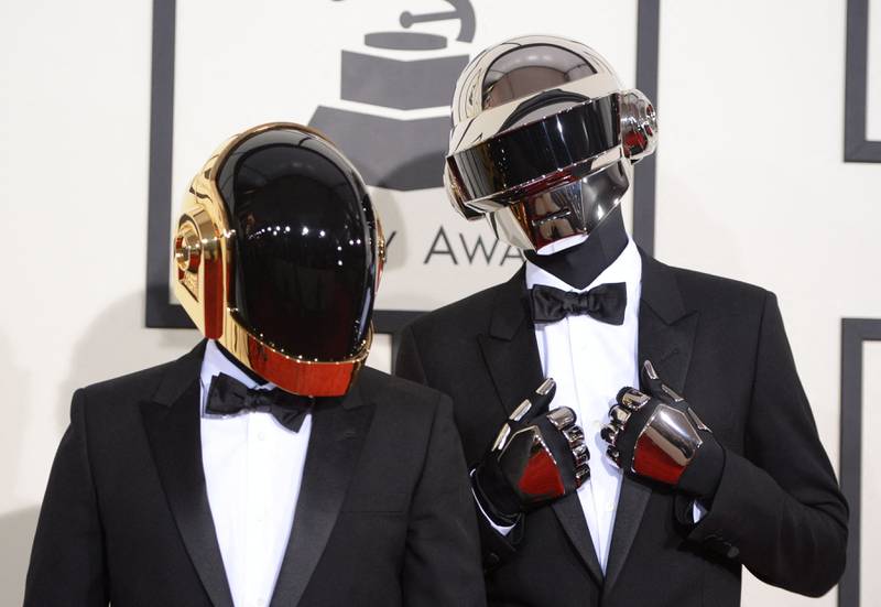 French electro music pioneers Daft Punk say of their signature helmets: 'We don't want to be photographed.' AFP
