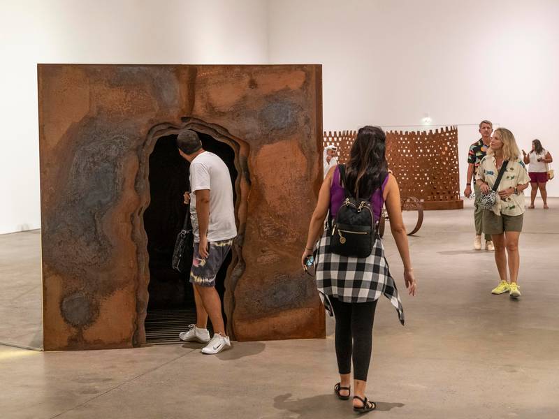Long-term golden visas for culture are set to make the UAE a hub for the artistic community. Antonie Robertson / The National
