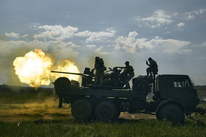 Ukraine says its forces are still fighting for the outskirts of Bakhmut. AP 