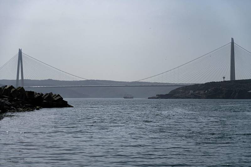 The Yavuz Sultan Selim Bridge over the Bosphorus.