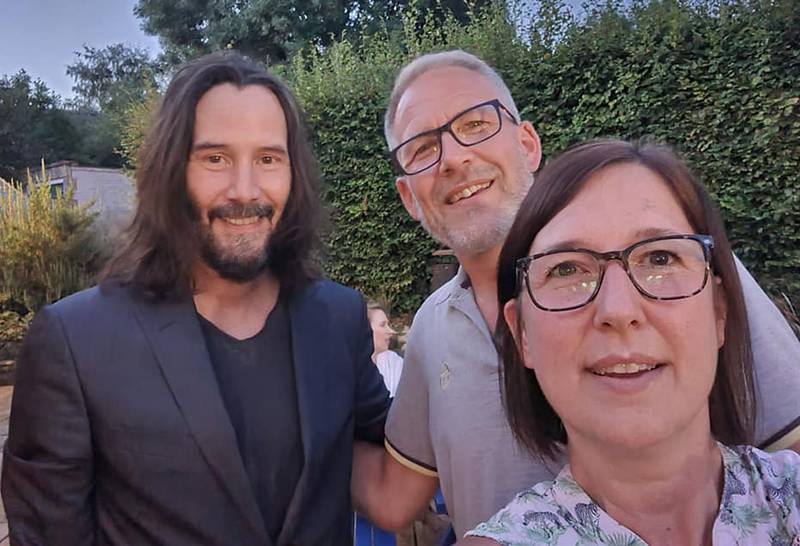 Keanu Reeves amazed locals when he stopped by a Northamptonshire pub. PA