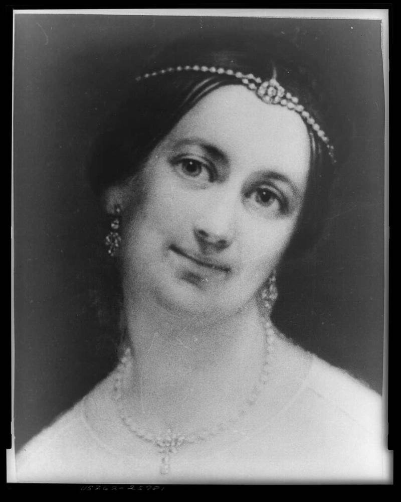 12. Julia Gardiner Tyler was the second wife of John Tyler. She served as First Lady from 1844, the year they married, until 1845. Wikimedia Commons