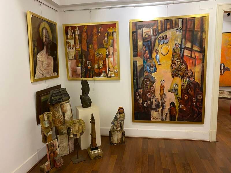 The private George Bahgory museum features more than 120 artworks in seven rooms. Nada El Sawy / The National
