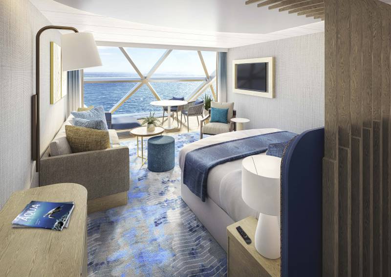 Panoramic Ocean View suites and rooms will have floor-to-ceiling windows.