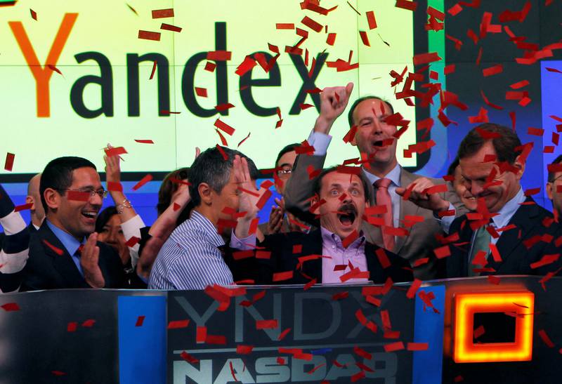 Yandex listed on the Nasdaq stock exchange in New York in May 2011. Reuters