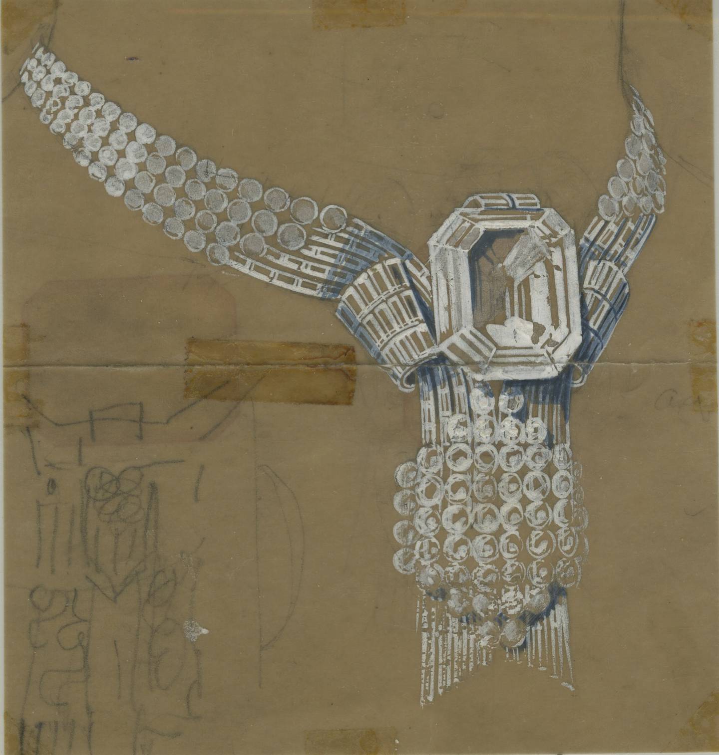 A sketch of the original 1939 World's Fair necklace. Photo: Tiffany & Co