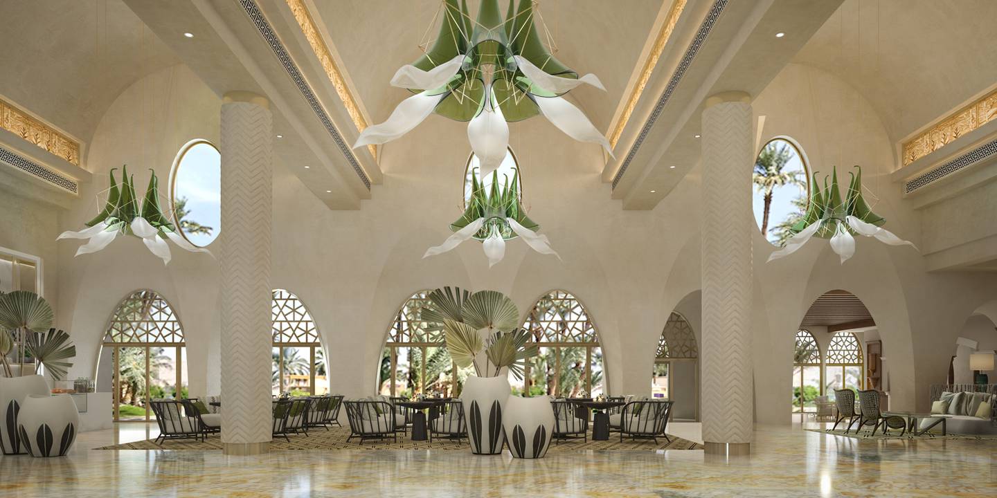 The Luxor Rotana fuses old and new designs and is located in touching distance of Egypt's Nile river. Photo: Rotana