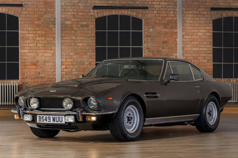 An Aston Martin V8 which featured in 'No Time To Die'. Estimate: £500,000-£700,000. Photo: Christie's / Max Earey