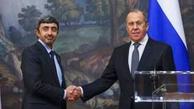 Sheikh Abdullah bin Zayed meets Russia's Sergey Lavrov in New York