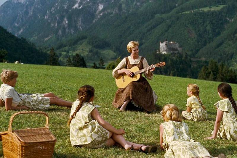 Julie Andrews starred as Maria, a governess who was brought in to look after the Von Trapp children and later married Captain Georg Johannes Ritter von Trapp. Courtesy 20th Century Fox
