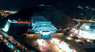 More than 18,000 people have attended the Khor Fakkan Ampitheatre in its opening week. Courtesy of Wam