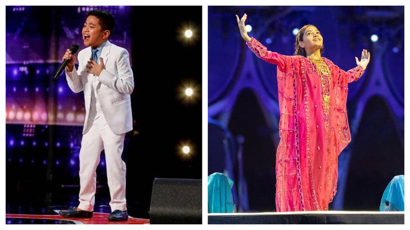 Peter Rosalita, left, and Mira Singh, captured the nation's hearts in 2021. Photos: Instagram / @peter.rosalita, Christopher Pike / Expo 2020 Dubai