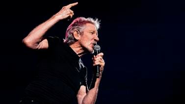 Roger Waters on stage in Barcelona on Tuesday. EPA