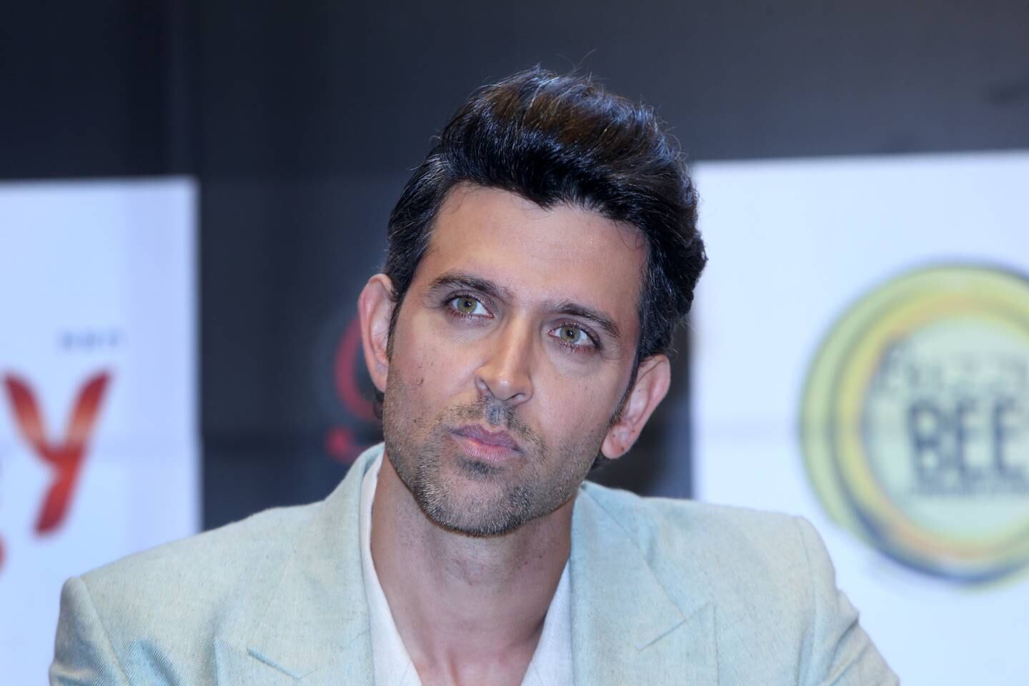DUBAI, UNITED ARAB EMIRATES - - -  January 7, 2017 --- Bollywood superstar Hrithik Roshan was in Dubai on Saturday, January 7, 2017, to promote his upcoming action thriller "Kaabil." The press conference was held  at the Westin Hotel in Dubai.  ( DELORES JOHNSON / The National )  
ID: 26697
Reporter:  Rob Garratt
Section: AL *** Local Caption ***  DJ-070117-AL-Hrithik-26697-013.jpg
