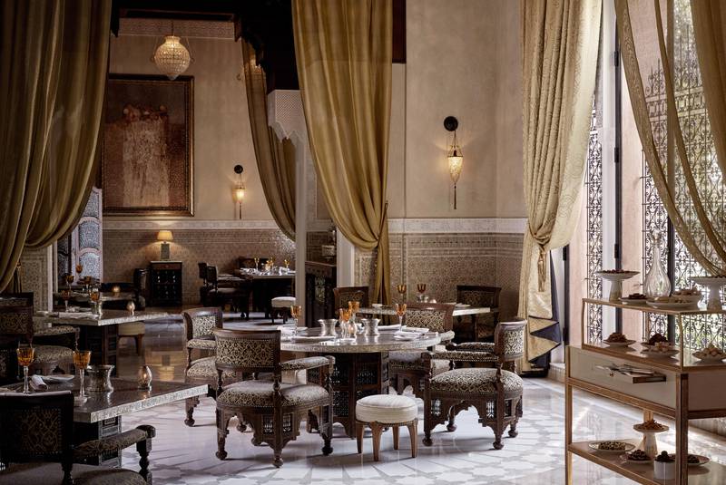 La Grande Table Marocaine, Marrakesh, Morocco. Photo: Royal Mansour