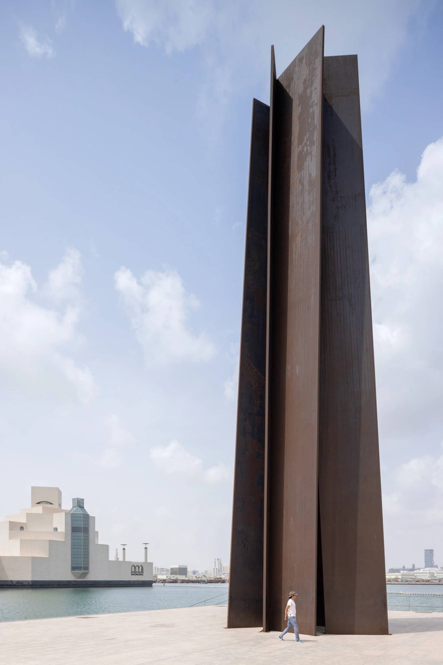 Richard Serra's '7' (2011). Photo: Qatar Museums