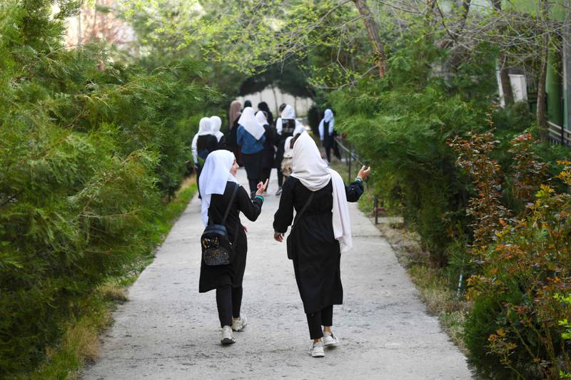 Teachers and pupils from three secondary schools around Kabul said girls had returned in excitement, but were ordered to go home.