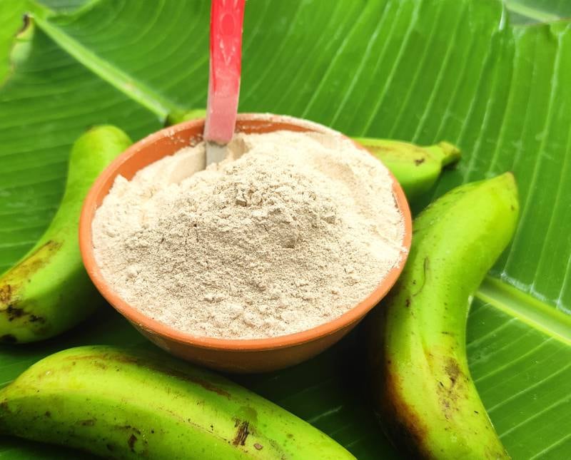 Mineral-rich banana flour is loaded with resistant starch, which is an excellent prebiotic. Photo: Vasudhara Hegde