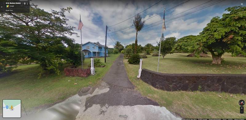 A screenshot of a street view of Ili Ili, Western District, American Samoa on Google Maps. Courtesy Google Maps