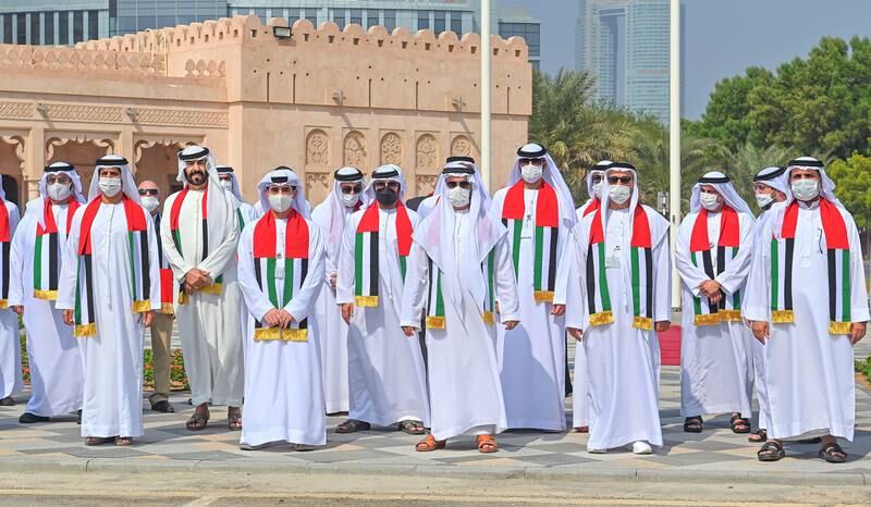 Emirates Heritage Club celebrates Flag Day. WAM