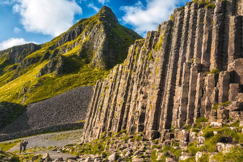 Giants Causeway, on Antrim's north coast, was created more than 60 million years ago after a series of volcanic eruptions. The causeway is best known for its distinctive rock formations that span nearly 29kms of coastline.