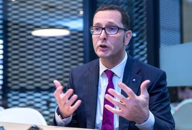 Wintershall Dea chief executive and chairman Mario Mehren said the company is likely to list in Frankfurt Victor Besa / The National 