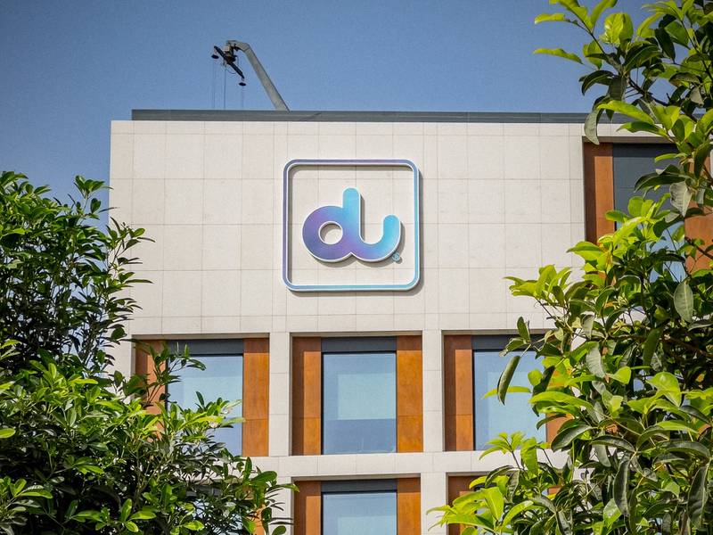 Du's mobile customer base grew by 14.7 per cent to 7.4 million subscribers in the third quarter. Photo: du
