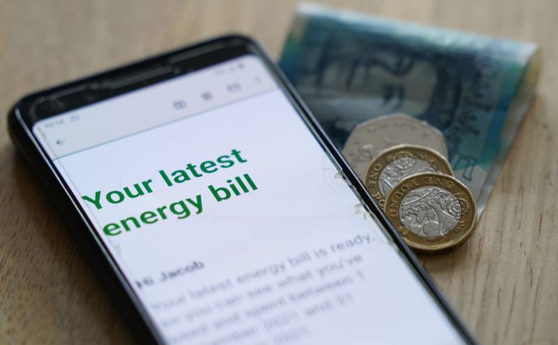 Britain's surging energy bills look set to continue to rise unless a freeze on the price cap is imposed, experts say. PA