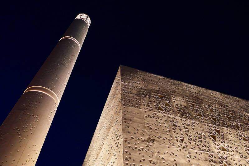 The Mosque of Light in Dubai's Al Quoz Industrial Area. Pawan Singh / The National.