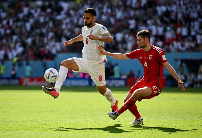 Morteza Pouraliganji 8 - A calm head in the centre of defence. Offered Wales precious little space in danger areas and showed astute use of the ball whenever it came his way. Fortunate to escape a booking for sending Ramsey tumbling in the second half. Reuters