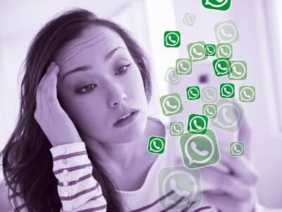 WhatsApp groups with your fellow school parents can be a minefield of messages, memes and mundanities. Photo: Getty; Illustration: Nick Donaldson