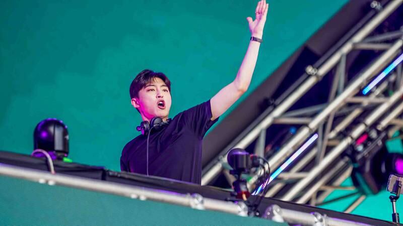 South Korean DJ R Tee on the Main Stage