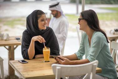 UAE social life is full of terms of endearment. Getty Images