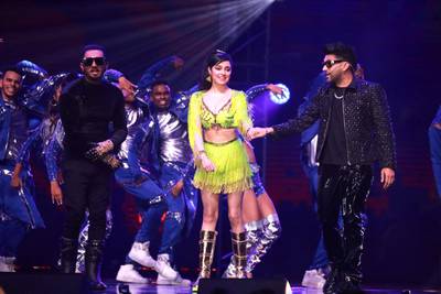 The musicians were joined by Divya Khosla Kumar for a performance. 